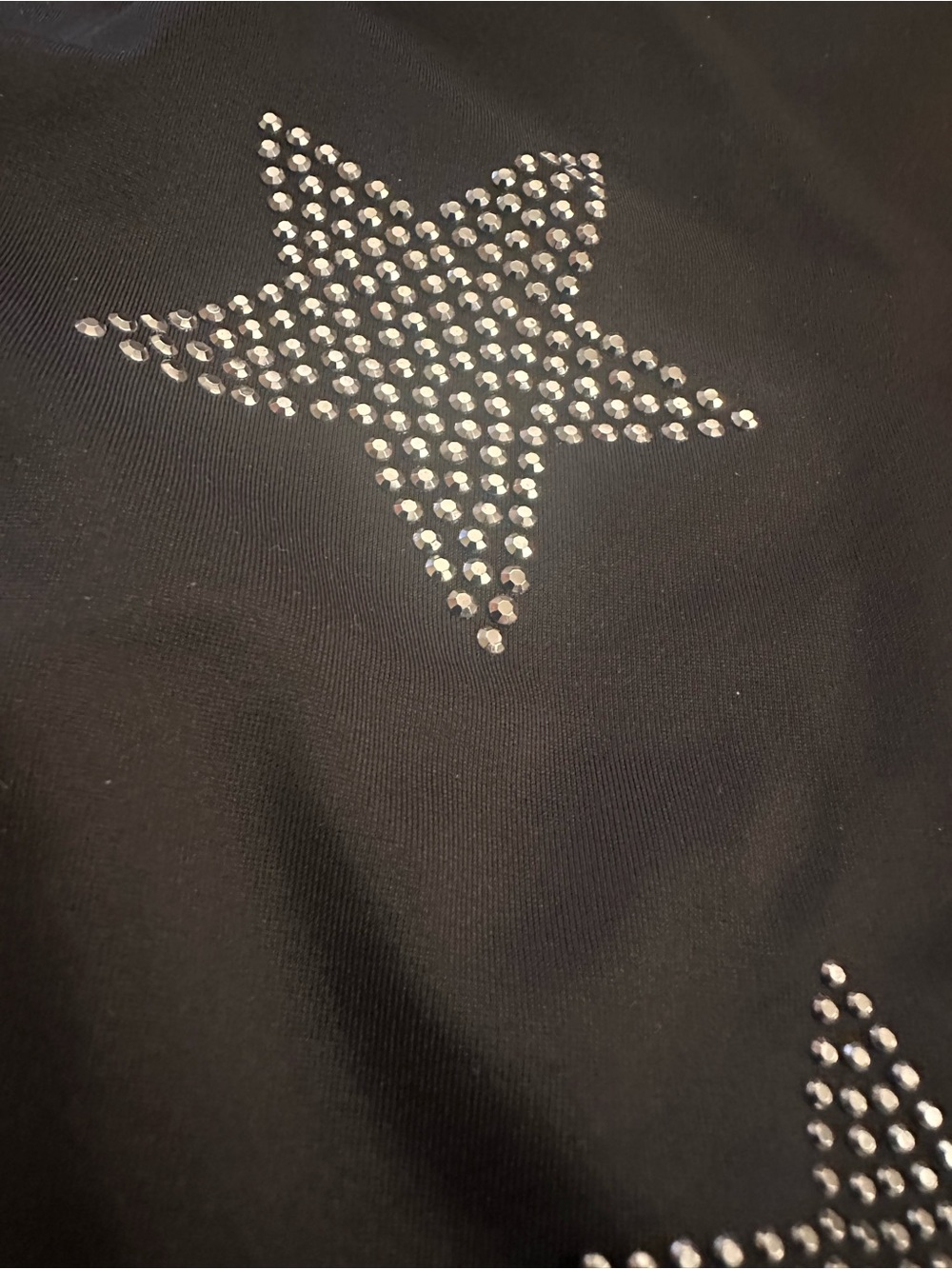 Stella McCartney Black One-Piece Swimsuit with Star Embellishments size large - Picture 5 of 9